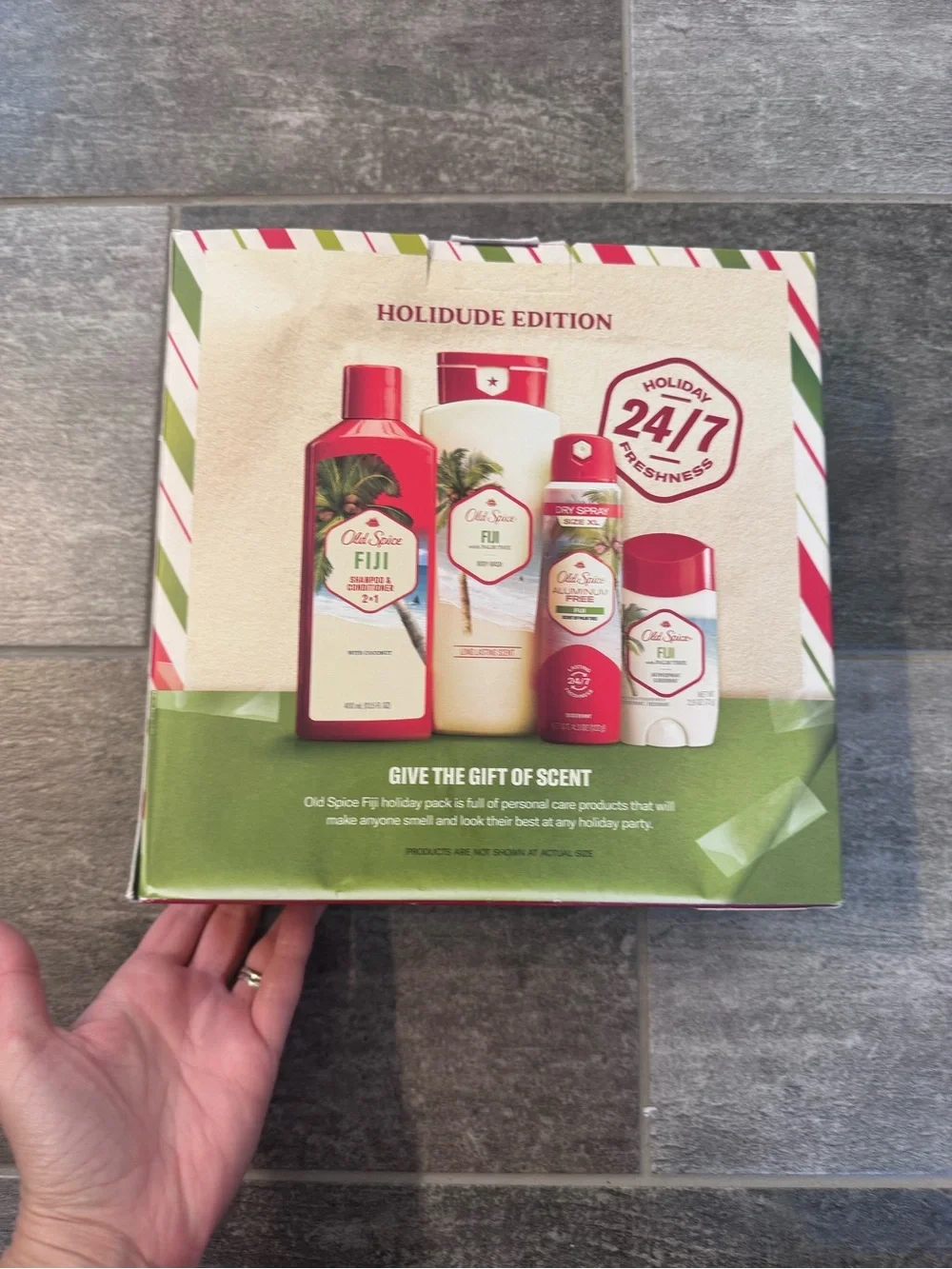 Old Spice Fiji Gift Set, contains 4 items, new